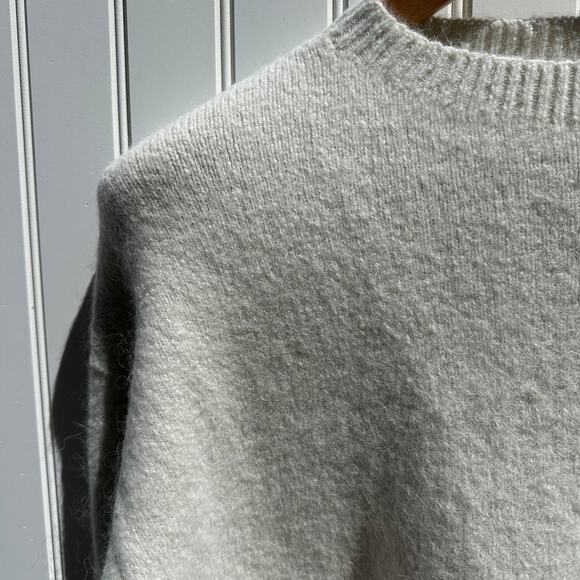 Lauren Manoogian New Suri Alpaca Long Sleeve Crewneck Sweater Celadon Size 1 NWT - Picture 9 of 16